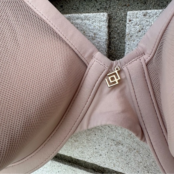 ThirdLove 24/7 Classic Contour Plunge Bra Nude Mesh Underwire - Picture 4 of 10